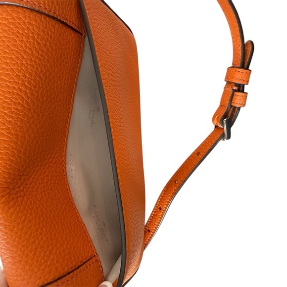 Kate Spade Lena Mini Crossbody Orange with Flap Closure New Without Tag - Picture 8 of 10